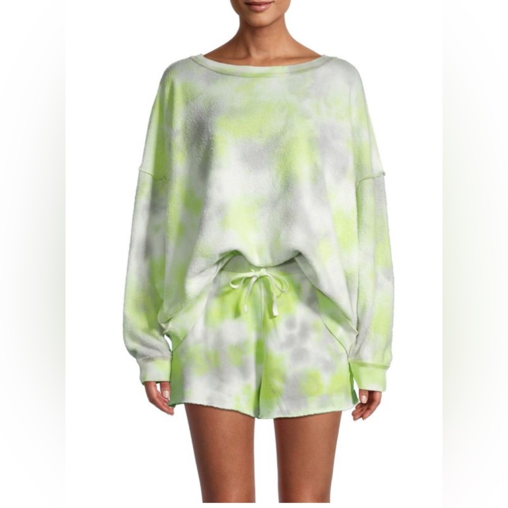 Free People NWT Medium Kelly Washed Full Set in Citron and Grey - Picture 2 of 16